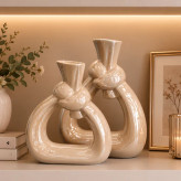 ست گلدان سرامیکی مدل گرهای