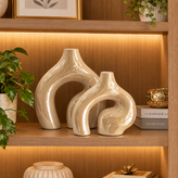 ست گلدان سرامیکی ۲ عددی مدل پافیلی