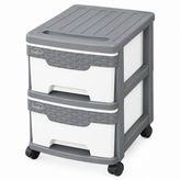 فایل دو طبقه چرخدار ناصر مدل L کد 602
