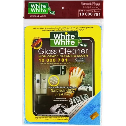 دستمال جادویی شیشه پاک کن وایت اند وایت مدل Glass Cleaner