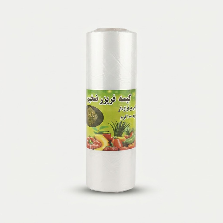 کیسه فریزر ضخیم رولی یک کیلویی شاهان